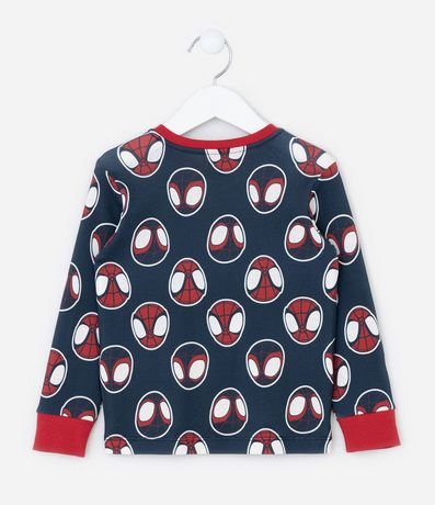 Pijama Infantil en Rib con Estampa Spidey - Talle 2 a 6 años 3
