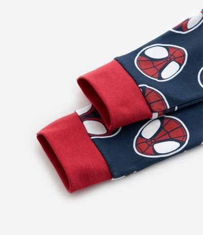 Pijama Infantil en Rib con Estampa Spidey - Talle 2 a 6 años 7