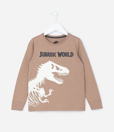 Pijama Infantil con Estampa Jurassic World - Talle 6 a 14 años 2