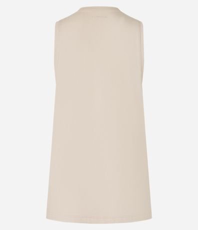 Musculosa Deportiva Oversized en Algodón con Estampa Athleisure 5