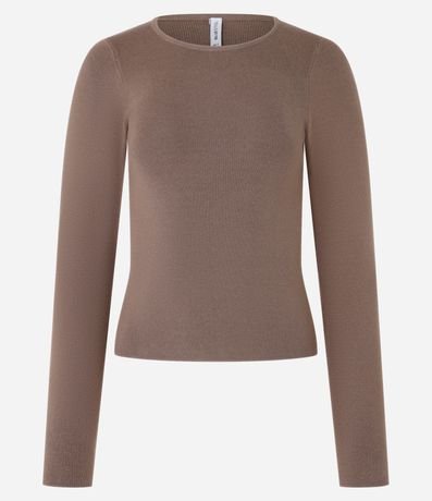 Blusa en Jacquard con Manga Larga 4