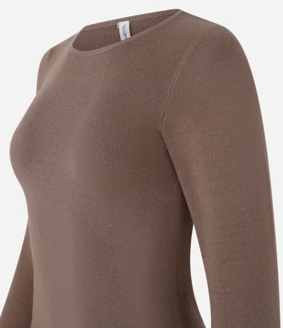 Blusa en Jacquard con Manga Larga 5