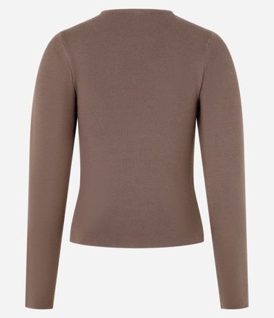 Blusa en Jacquard con Manga Larga 6