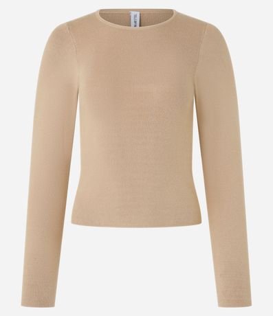 Blusa en Jacquard con Manga Larga 4