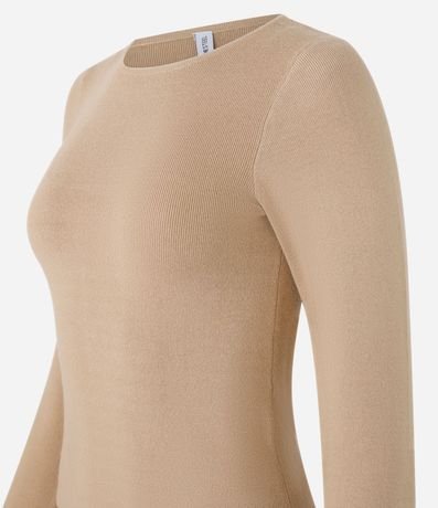 Blusa en Jacquard con Manga Larga 5