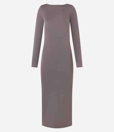 Vestido New Midi con Escote en la Espalda y Abertura 6