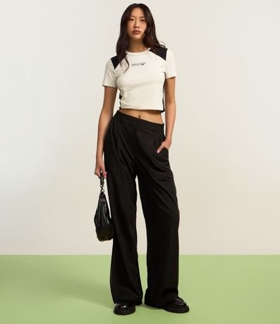 Pantalón Recto Sastrería con Trabillas y Cintura Elástica 6