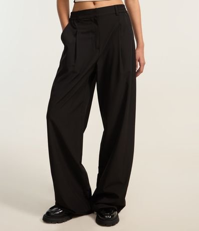 Pantalón Recto Sastrería con Trabillas y Cintura Elástica 3