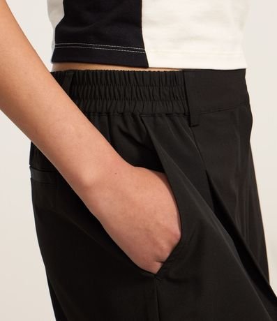 Pantalón Recto Sastrería con Trabillas y Cintura Elástica 4