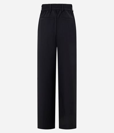 Pantalón Recto Sastrería con Trabillas y Cintura Elástica 8