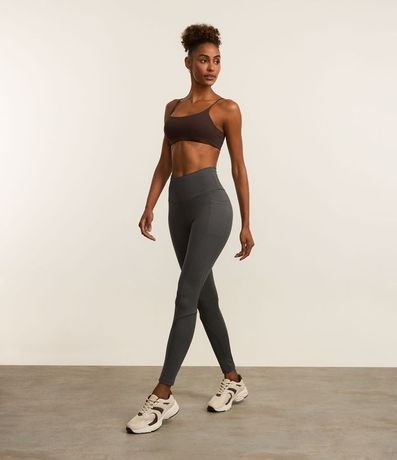 Pantalón Legging Deportiva con Cintura Alto y Frisos 4