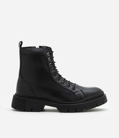 Bota Coturno en PU con Suela track