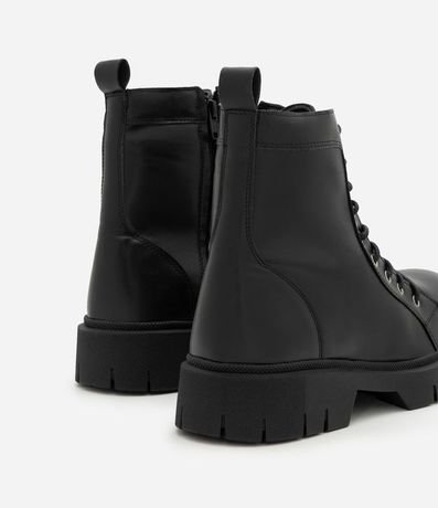 Bota Coturno en PU con Suela track 5