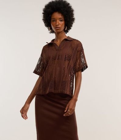 Pollera Midi en Rib con Bajo Picot y Fenda 2