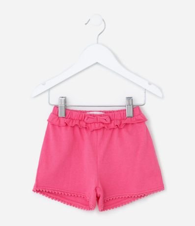 Short Infantil con Volado y Pompones - Talle 1 a 5 años 1
