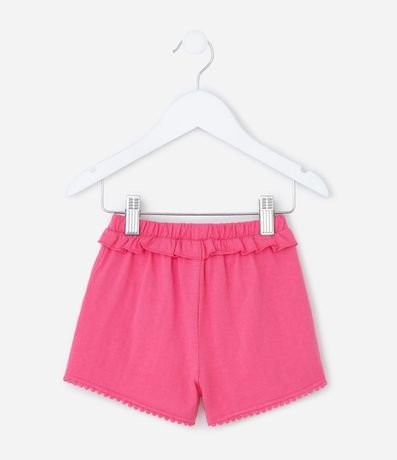Short Infantil con Volado y Pompones - Talle 1 a 5 años 3
