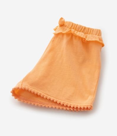Short Infantil con Volado y Pompones - Talle 1 a 5 años 5