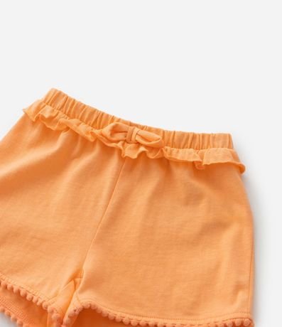 Short Infantil con Volado y Pompones - Talle 1 a 5 años 6
