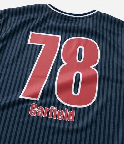 Remera Deportiva Relaxed Infantil con Estampa Garfield - Tam  5 a 14 años 4