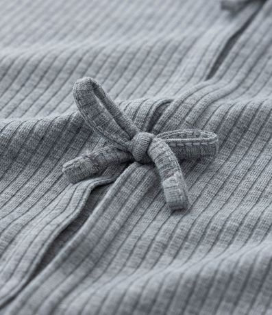 Blusa Infantil en Rib con Abertura y Lacitos - Talle 5 a 14 años 3