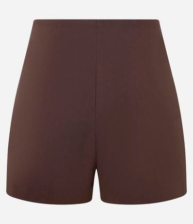 Short Pollera Corto en Bengalina Traspasada Redondeada 6