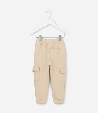 Pantalón Jogger Infantil en Algodón con Bolsillo Cargo - Talle 1 a 5 años 2