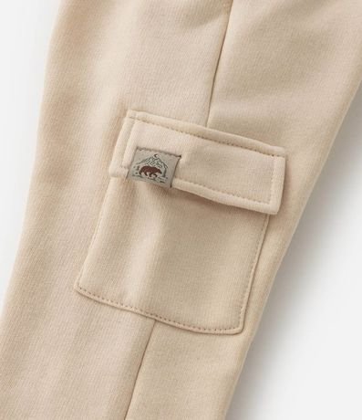 Pantalón Jogger Infantil en Algodón con Bolsillo Cargo - Talle 1 a 5 años 5