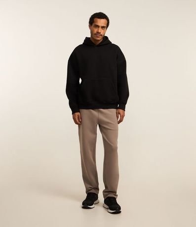 Pantalón Deportiva Reta en Algodón Tech con Bolsillos