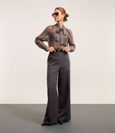 Pantalón Sastrería con Bolsillos y Frisos 1