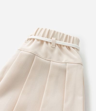 Pollera Infantil en Sastrería con Pliegues y Cintillo - Talle 5 A 14 años 6