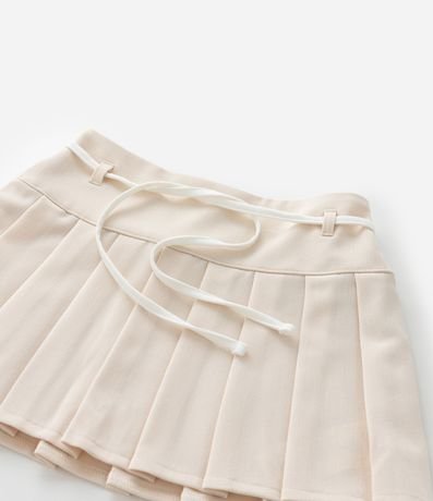 Pollera Infantil en Sastrería con Pliegues y Cintillo - Talle 5 A 14 años 7
