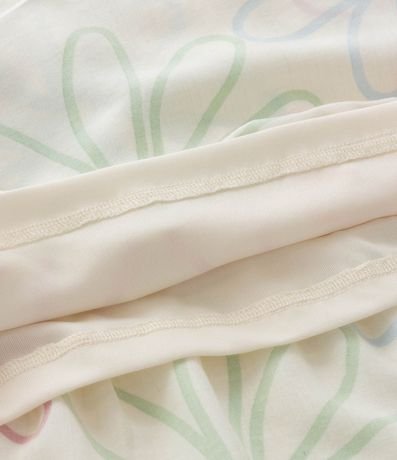 Vestido Infantil de Bretel fino en Viscosa con Estampa Floral - Talle 5 a 14 años 6