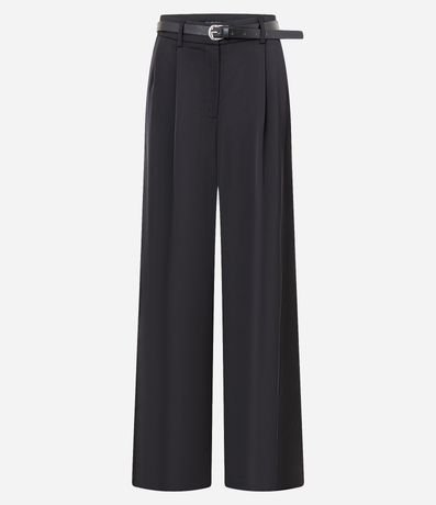 Pantalones de Sastrería con Cinturón y Pliegues Delanteros 5