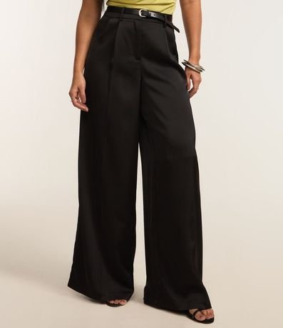 Pantalones de Sastrería con Cinturón y Pliegues Delanteros 3