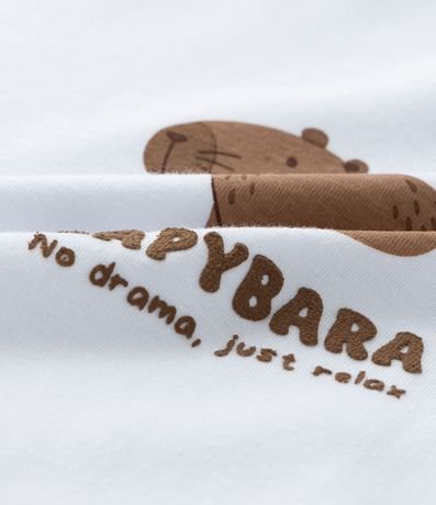 Pijama Infantil en Algodón con Estampa Carpincho - Talle 6 a 14 años 9