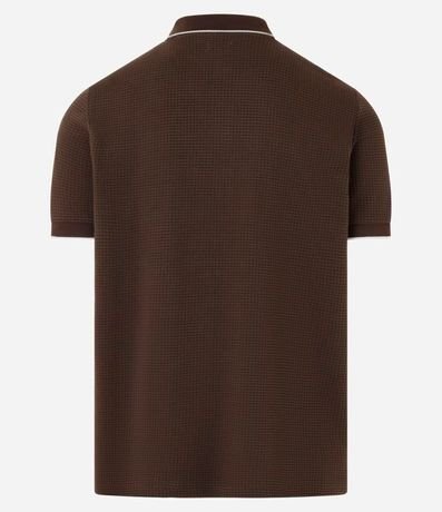 Polo en Algodón con Textura Waffle 3