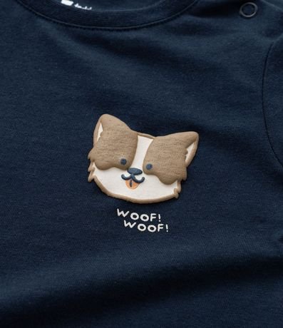 Conjunto Infantil con Estampa Perritos y Rayas - Talle 3 a 18 meses 11