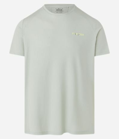 Remera Deportiva en Tecnologia Dry con Recortes y Print 5