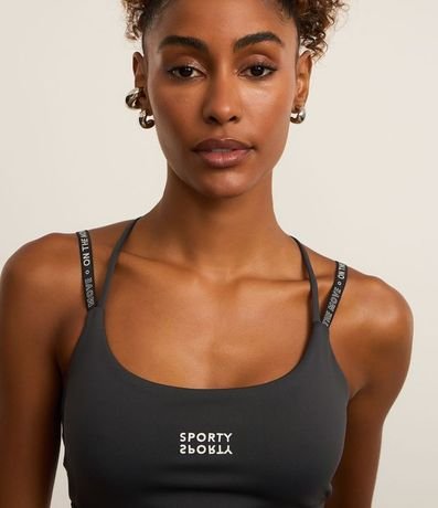 Top Deportivo con Copa y Breteles con Lettering 4