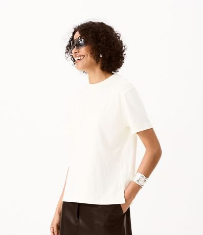 Remera T-Shirt en Suedine Básica 2