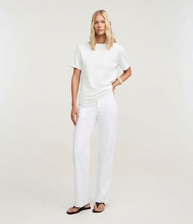 Remera T-Shirt en Suedine Básica