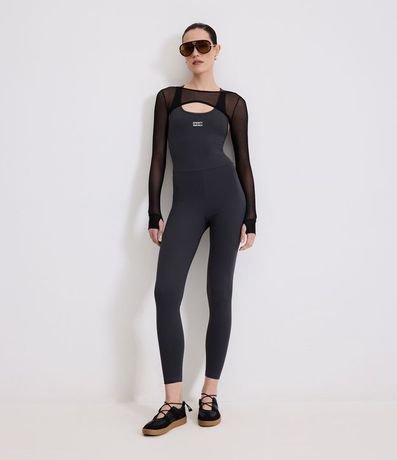 Mono Deportivo en Microfibra con Recorte Cutout en la Espalda 1