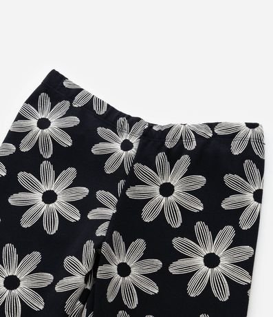 Pantalón Legging Infantil con Estampa Flores - Talle 5 a 14 años 5