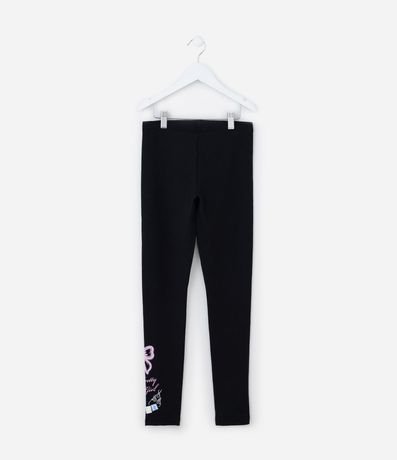 Pantalón Legging Infantil Calentita con Estampa Doodles - Talle 5 a 14 años 2