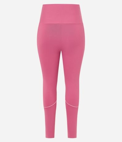 Pantalón Legging Deportiva en Microfibra Pesada con Cintura Alto y Bolsillos Laterales 7