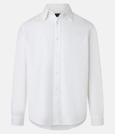 Camisa Regular Básica en Oxford 5