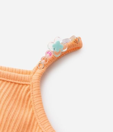 Musculosa Infantil con Abalorios en los Breteles - Talle 1 a 6 años 4