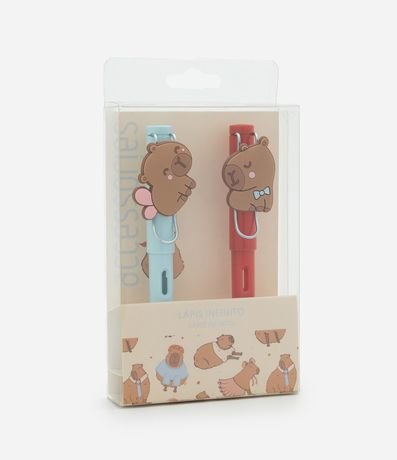 Kit 02 Lápis Infinito de Carpincho 2