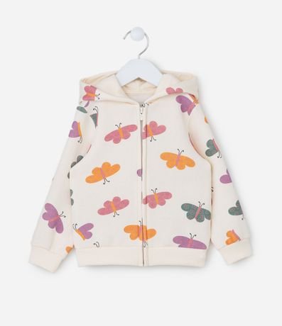Campera Infantil con Estampa de Mariposas - Talle 1 a 6 años