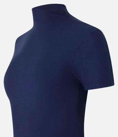 Blusa en Rib con Cuello Alto 5